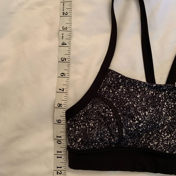 Lululemon Rise and Run Bra Mini Splatter Black - Picture 15 of 16